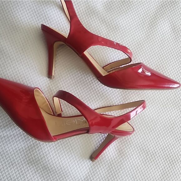 Calvin Klein Red  Stiletto Heels - Picture 7 of 7